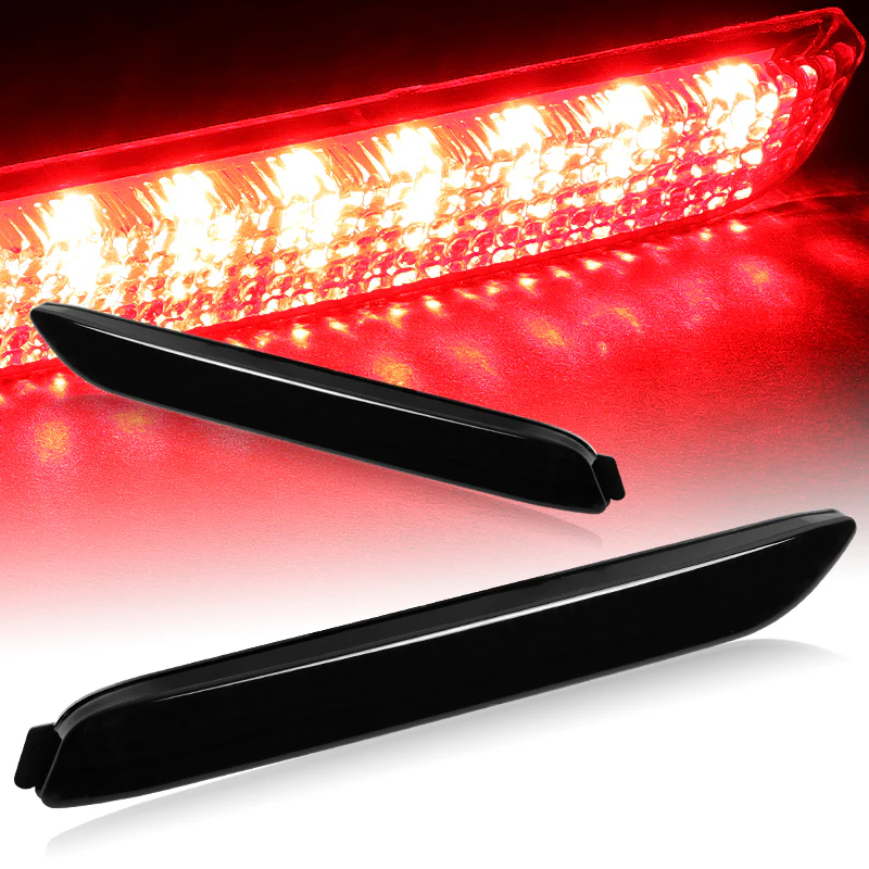 For 2009 – 2018 Toyota Matrix Venza Avalon Sienna LED Rear Bumper Stop Brake Light Kit -Smoke Lens