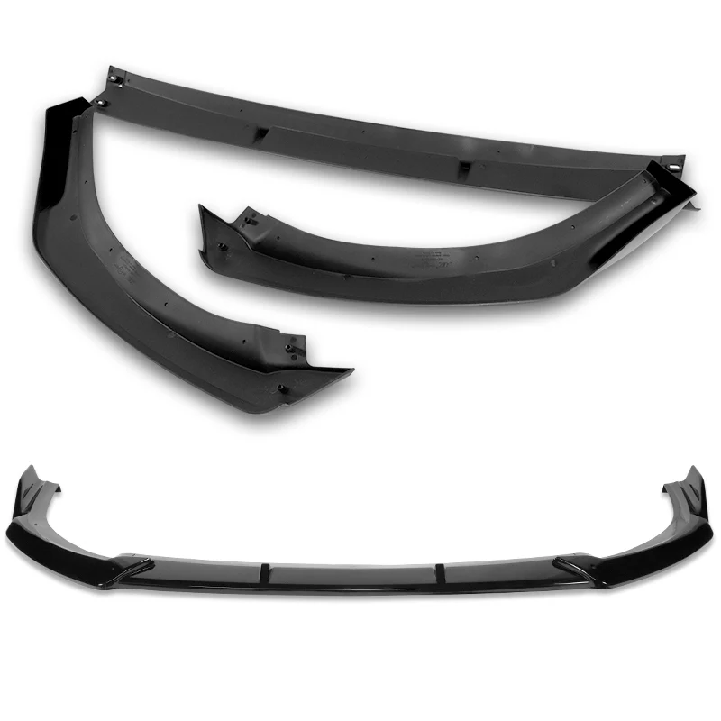 For 2011-2015 Scion xB STP-Style Painted Black Front Bumper Splitter Spoiler Lip 3PCS - Image 4