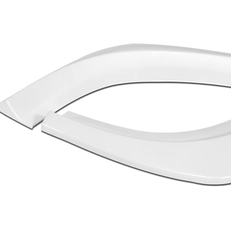 For 2012-2014 Mercedes-Benz W204 C63 AMG 3-PCS Painted White Front Bumper Spoiler Lip - Image 3