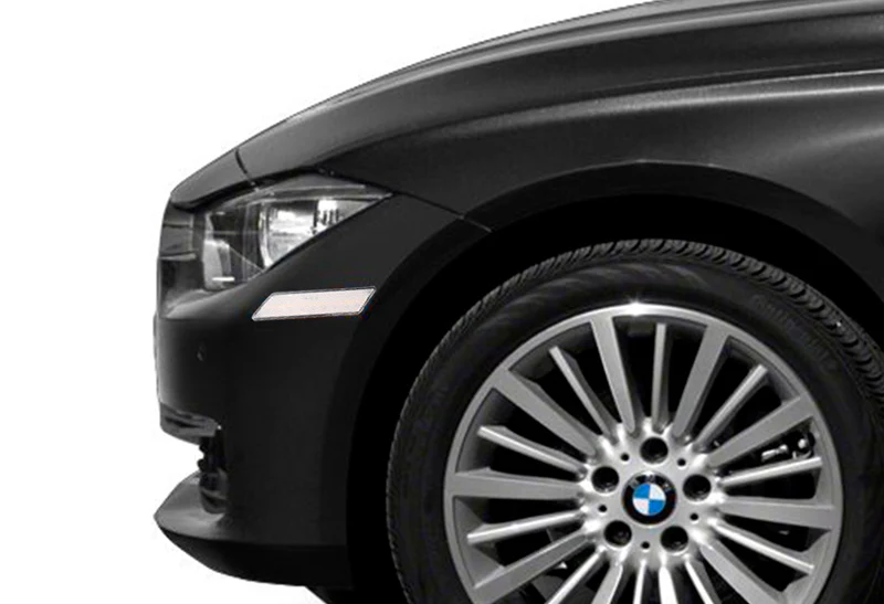 For 2012–2015 BMW F30 F31 3-Series White LED Turn Signal Bumper Side Marker Lights -Clear Lens - Image 5