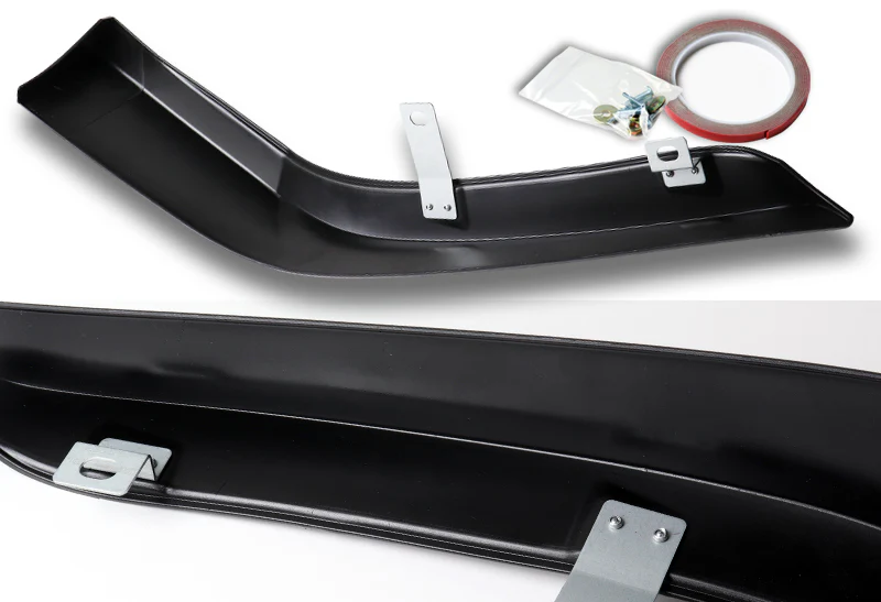 For 2013-2015 Honda Accord Coupe HFP-Style Front Bumper Body Splitter Spoiler Lip 2PCS -Unpainted Matte Black - Image 3