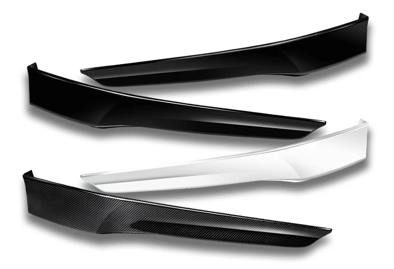 For 2013-2015 Honda Accord Coupe HFP-Style Front Bumper Body Splitter Spoiler Lip 2PCS -Unpainted Matte Black - Image 4