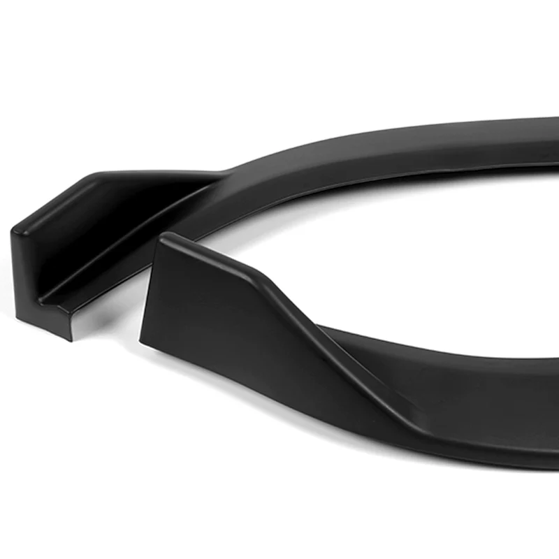 For 2013-2015 Nissan Sentra Matt Black 3-Pcs Front Bumper Body Splitter Spoiler Lip - Image 3