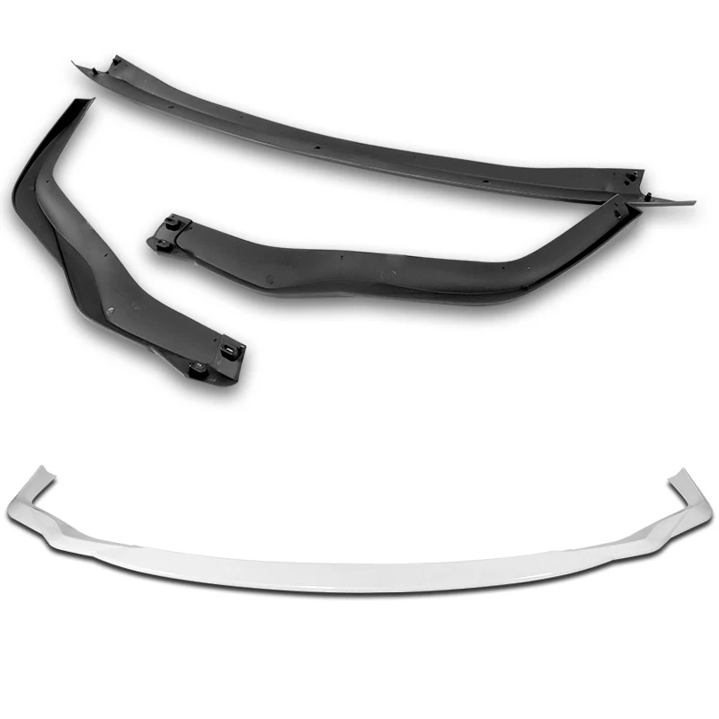 For 2015-2018 Lexus RC300 RC350 AG-Style3-PCS Painted White Front Bumper Spoiler Lip - Image 4