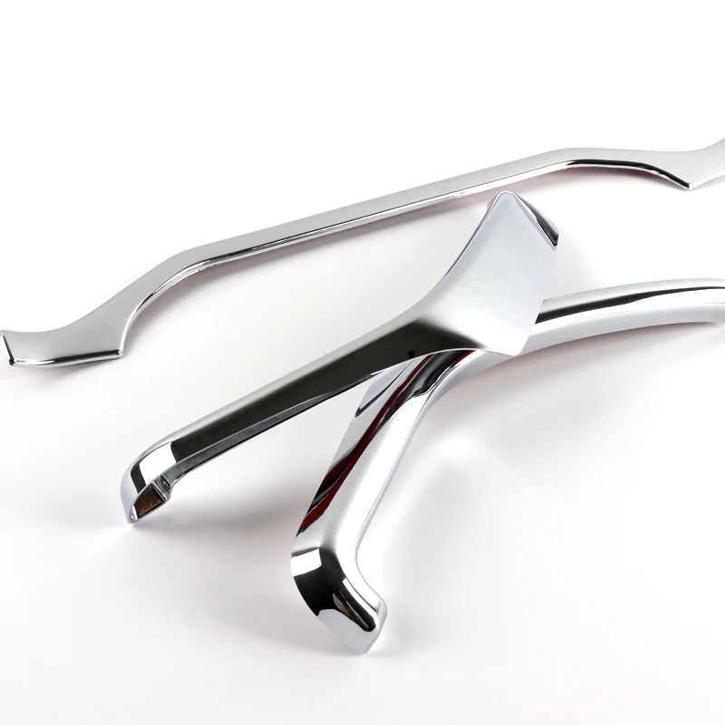For 2015 - 2021 Ford F-150 Chrome Interior Door Pull Handle + Dashboard Cover Trim Strip Cover 7PCS - Image 2