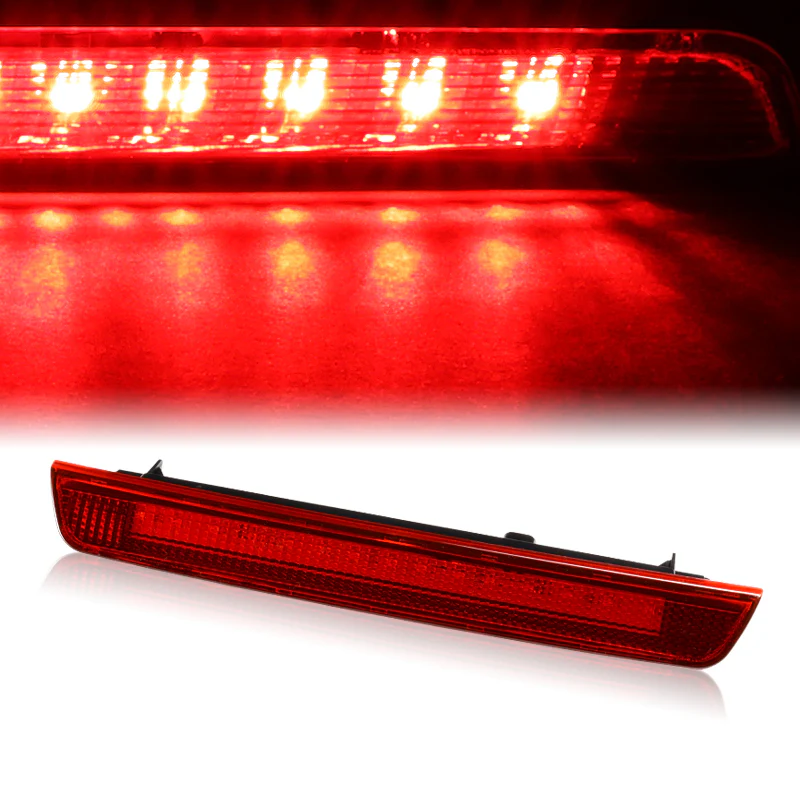 For 2017-2021 Nissan Qashqai LED High Mount Third 3RD Brake Light Stop Lamp -Red Lens