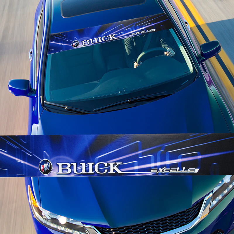 For BUICK Car Window Windshield Vinyl Banner Decal Sticker