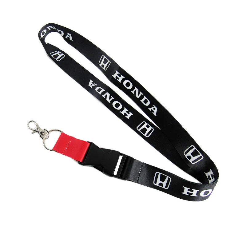 Honda Black Keychain Lanyard - Image 3
