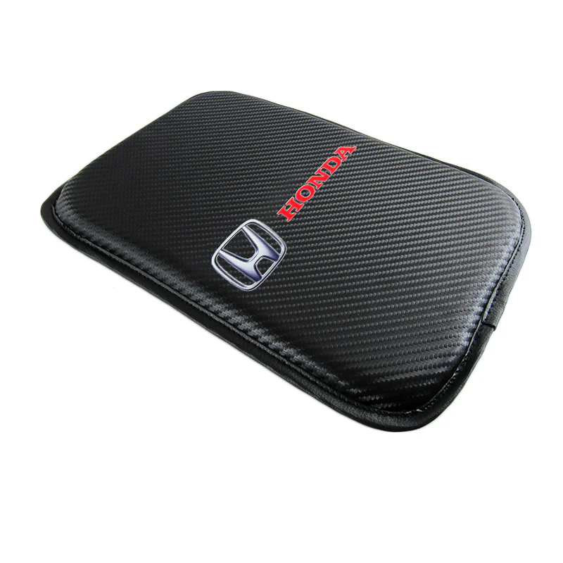For HONDA Racing Car Center Console Armrest Cushion Mat Pad with Seat Belt Cover Combo Set - Image 7