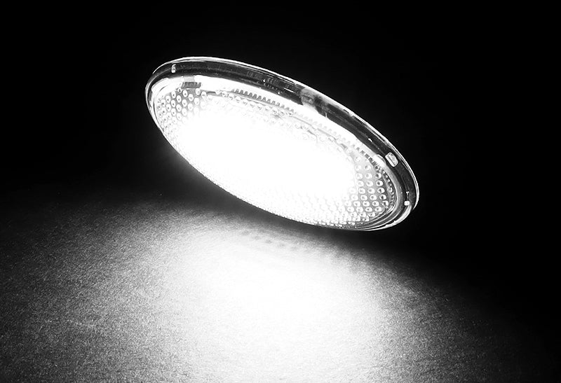 For Mercedes Metris Vito V-Class Van W639 W447 Clear Lens White LED Side Marker Light with Leather Keychain - Image 7