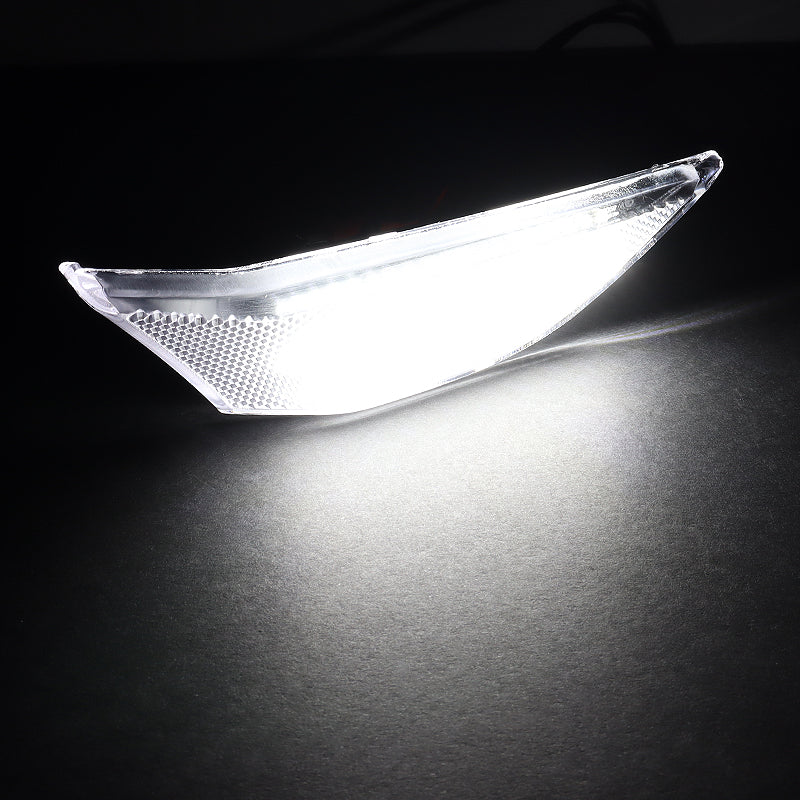 For 2012–2016 Porsche 911 Carrera White LED Turn Signal Bumper Side Marker Lights -Smoke Lens - Image 4