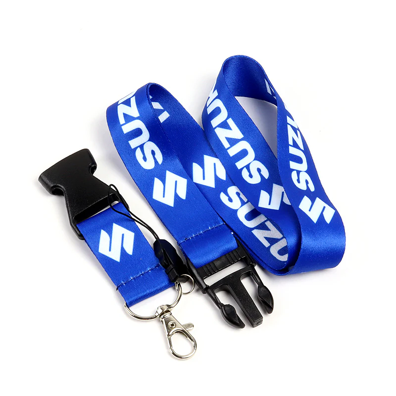For SUZUKI Racing Blue Biker Keychain Lanyard Motorcycle Key chain Strap Tag - Image 3