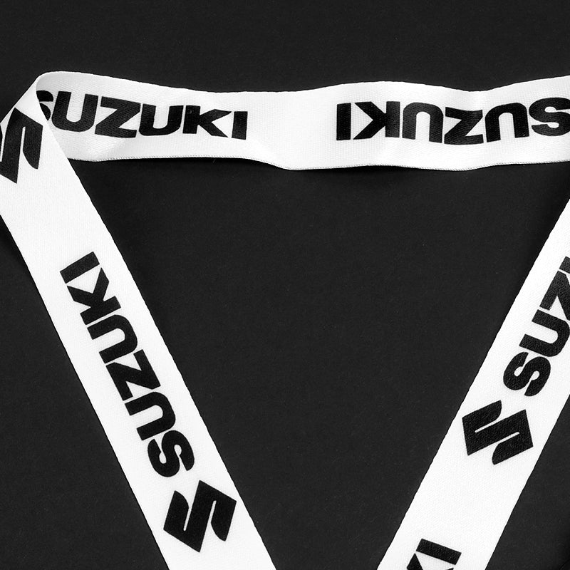 For SUZUKI Racing White Biker Keychain Lanyard Motorcycle Key chain Strap Tag - Image 7