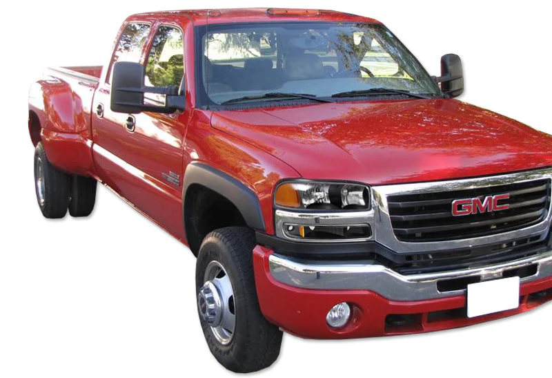 1999–2006 GMC Sierra 1500 2500 Black Headlights w/ Bumper Signal Lights 4PCS Set - Clear Lens Amber Reflectors - Image 4