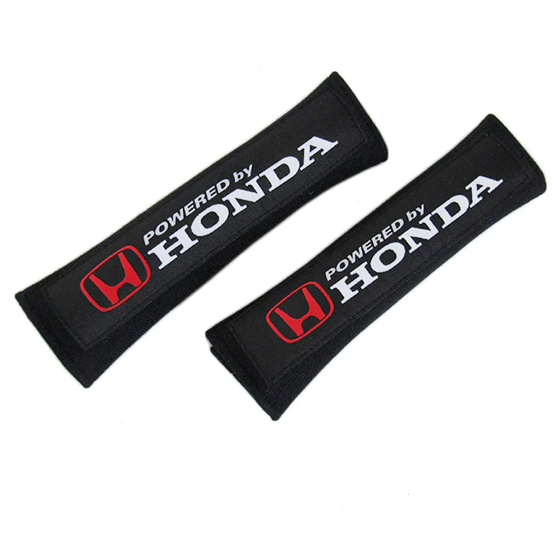 Honda Accord Civic Black Seat Belt Cover X2