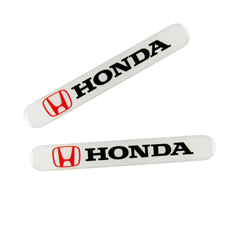 Honda Accord Civic White Car Door Rear Trunk Side Fenders Bumper Badge Scratch Guard Sticker New 4 pcs - Image 2