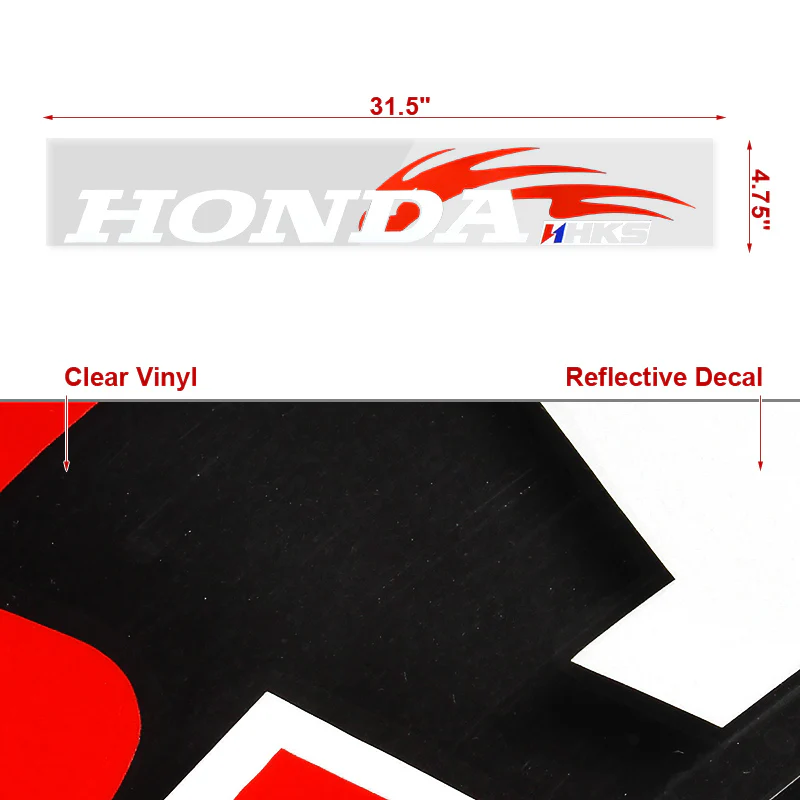 Honda HKS Windshield Banner - Image 2
