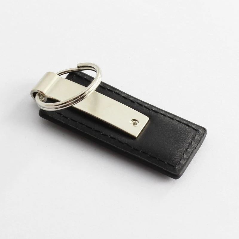 Honda Logo Black Leather Chrome Key Fob Keyring Rectangle Keychain Lanyard JDM - Image 3