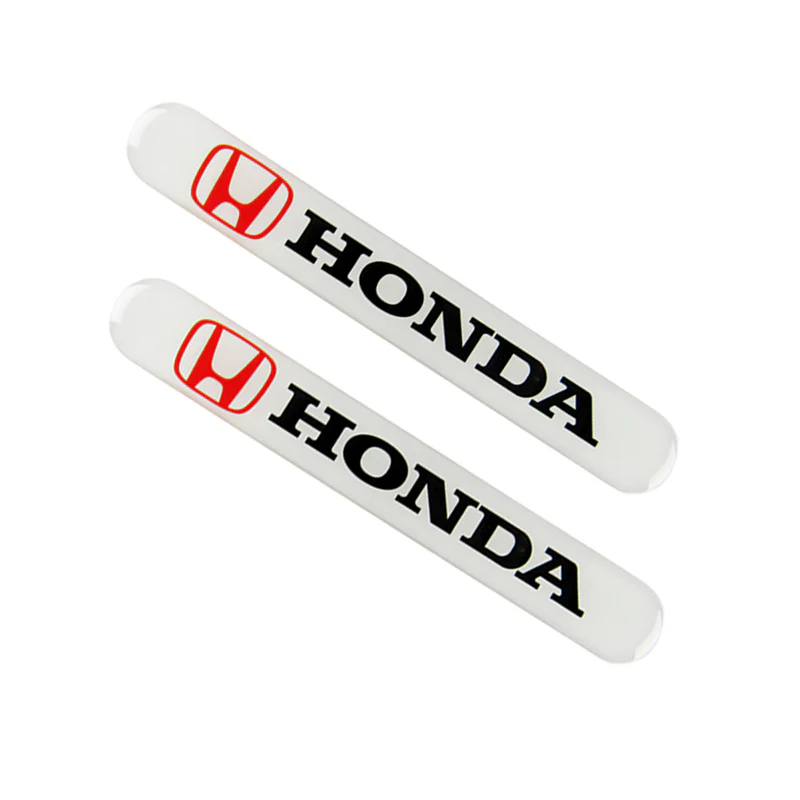 HONDA LOGO Set Emblems with Black Tire Wheel Valves Air Caps Keychain - US SELLER - Image 4