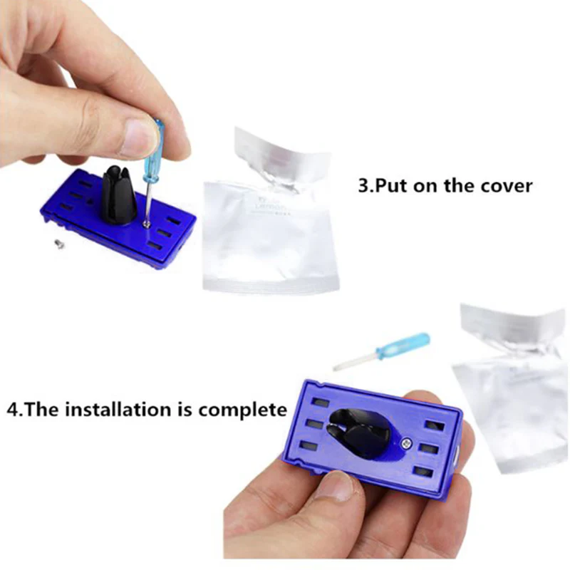 Honda Stainless Steel VTEC Valve Cover Blue Car Vent Clip Air Freshener Kit - Lemon Scent - Image 5