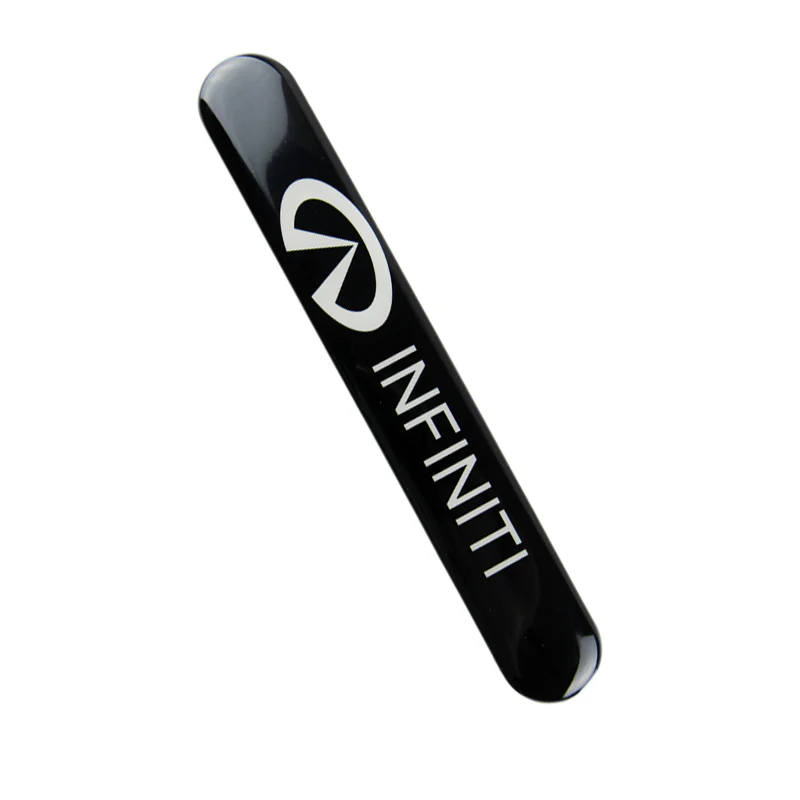 INFINITI Black Car Door Rear Trunk Side Fenders Bumper Badge Scratch Guard Sticker New 2 pcs - Image 5
