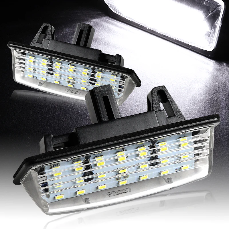 Nissan Murano / Rogue / Pathfinder White 21-SMD LED License Plate Lights (2pcs)