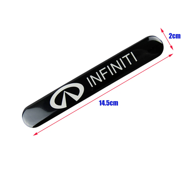 INFINITI Set LOGO Emblems with Silver Tire Wheel Valves Air Caps Keychain - US SELLER - Image 5