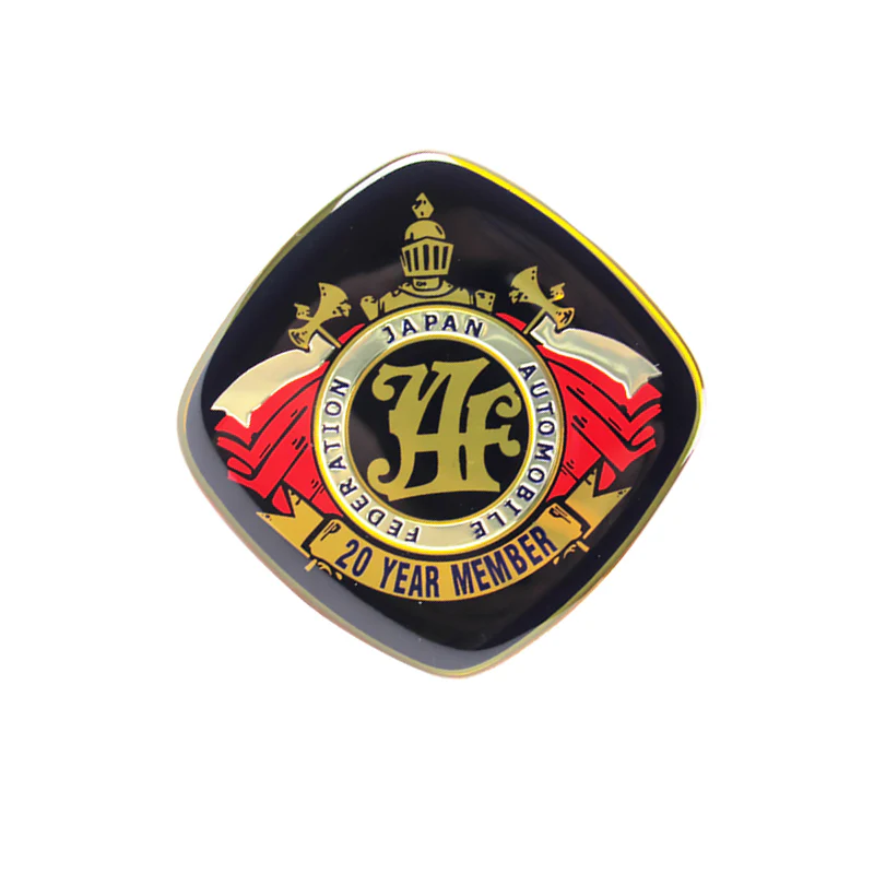 JAF Japan Automobile Federation 20 Year Member JDM Logo Emblem Badge Decal Sticker - Image 5