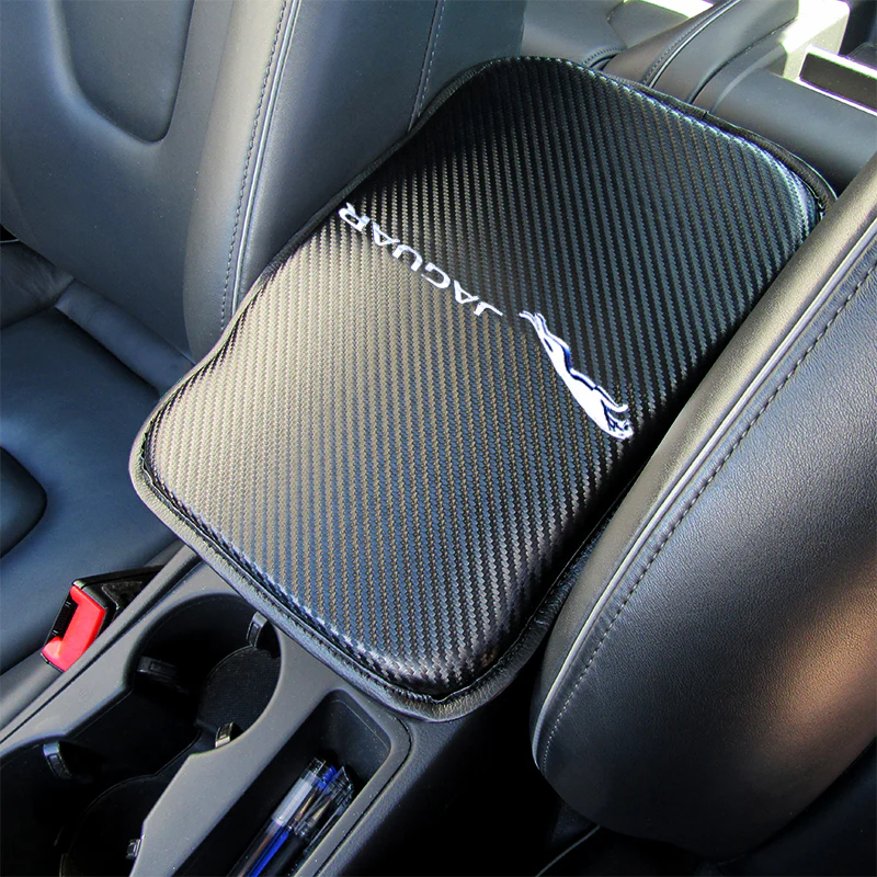 Jaguar Carbon Fiber Look Armrest Cushion - Image 5