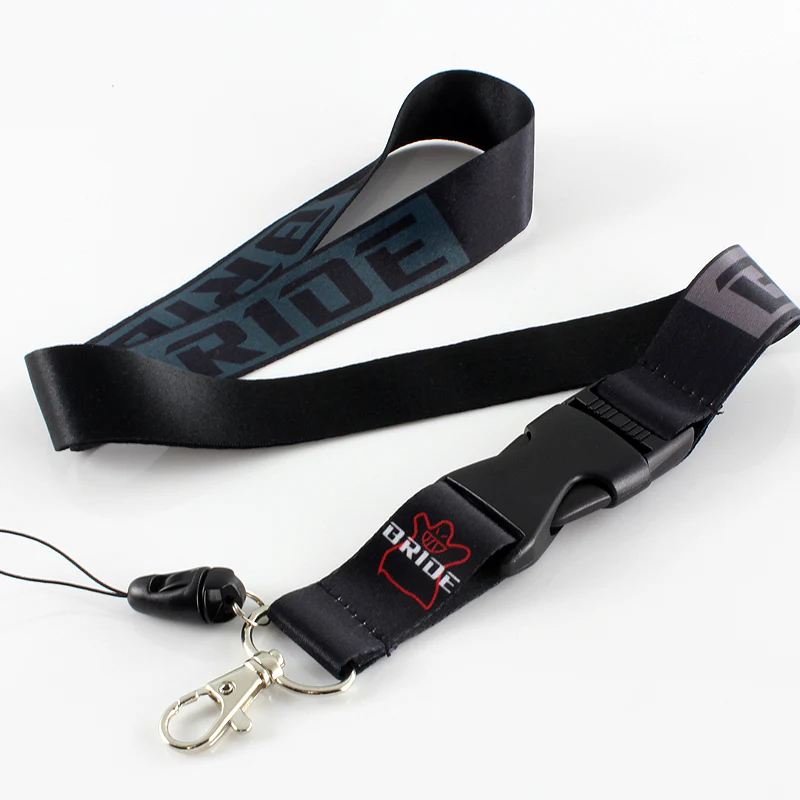 JDM BRIDE Carbon Embroidery Seat Belt Cover Shoulder Pads with Bride Keychain - Image 9
