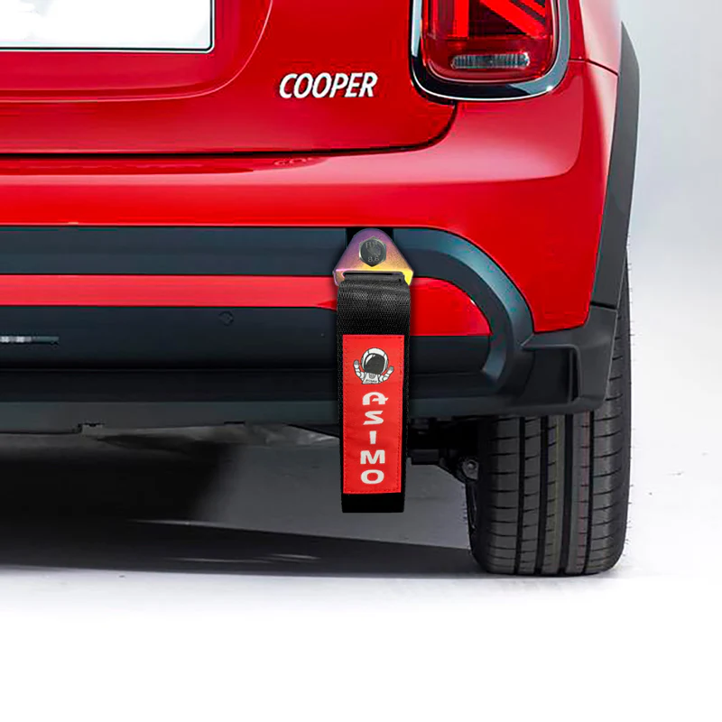 JDM Honda ASIMO Racing NEO CHROME HIGH STRENGTH Tow Strap for Front / Rear Bumper - Image 9