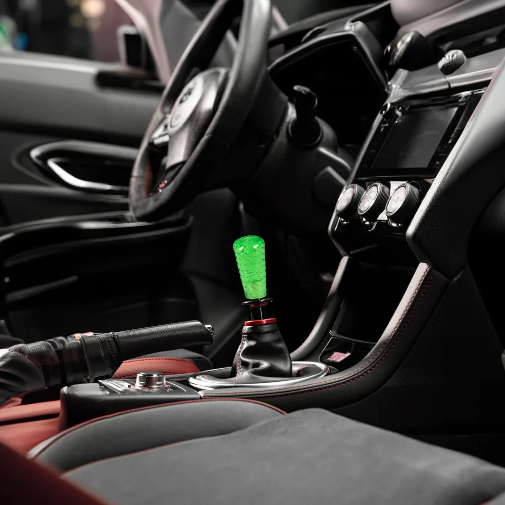 JDM Universal Spiral Crystal VIP Manual Bubble Shifter Shift Knob Head 100mm - Image 12