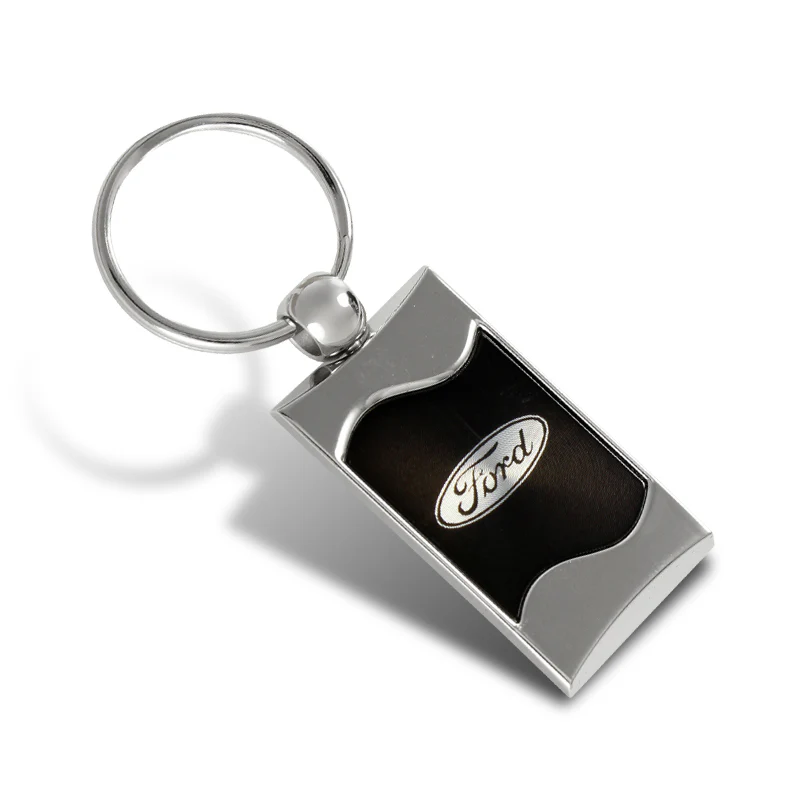 Jeep Logo Red Rectangular Authentic Chrome Key Fob Key ring Keychain Lanyard - Image 3