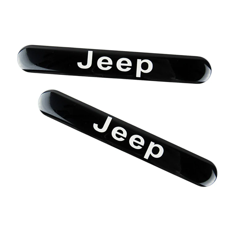 JEEP LOGO Set Emblems with Black Wheel Tire Valves Air Caps Keychain - US SELLER - Image 4