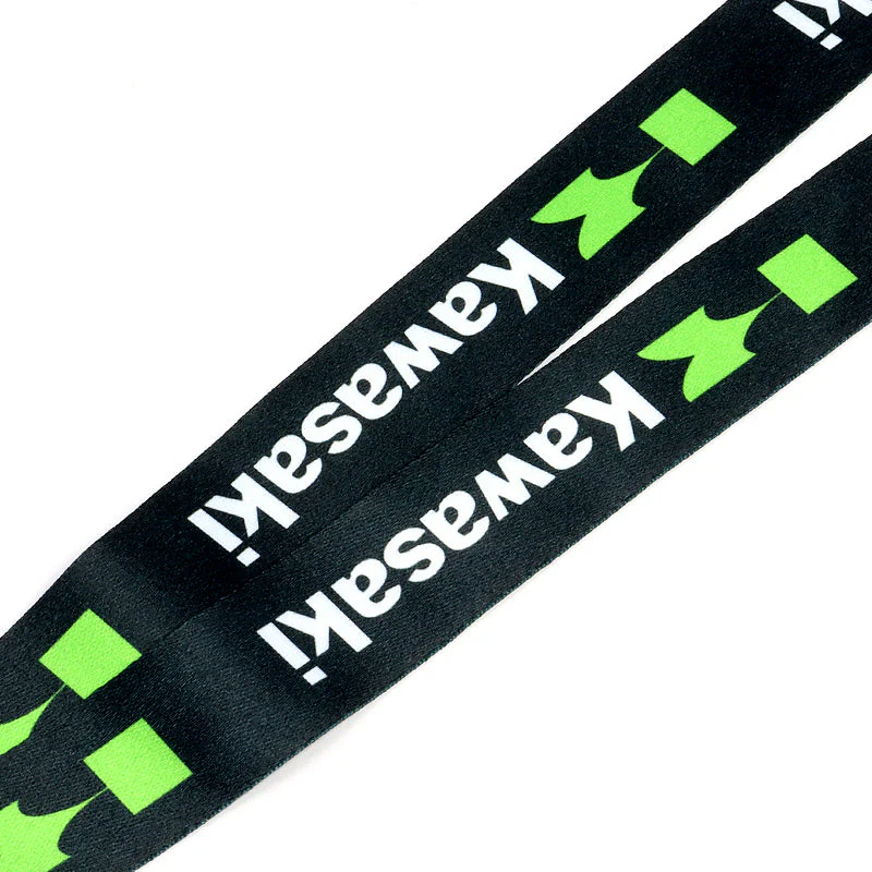 KAWASAKI Racing Biker Keychain Set Lanyard Motorcycle Key chain Strap Tag Cell Phone Strap Quick Release - Image 3