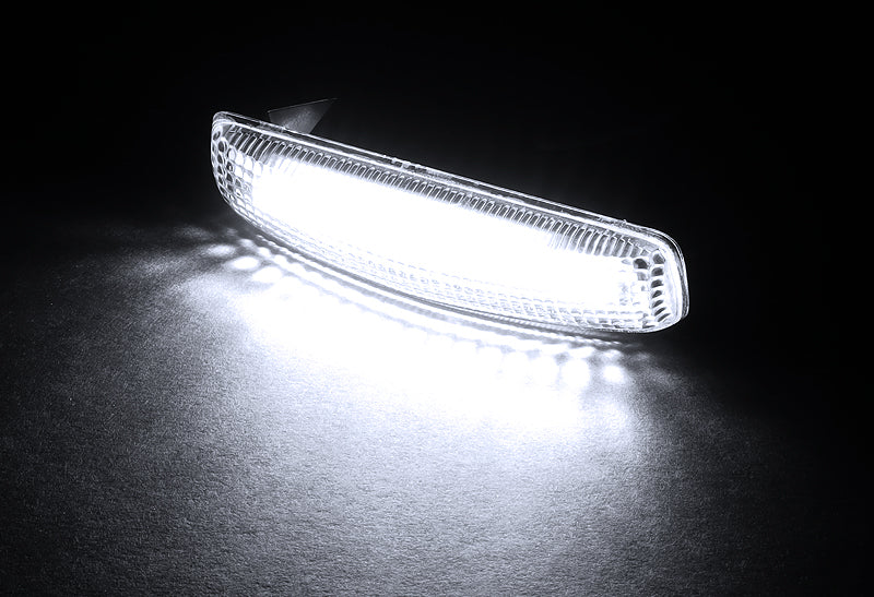 2006-2013 Ranger Rover Sport L320 White LED Turn Signal Front Side Marker Lights -Smoked Lens - Image 4