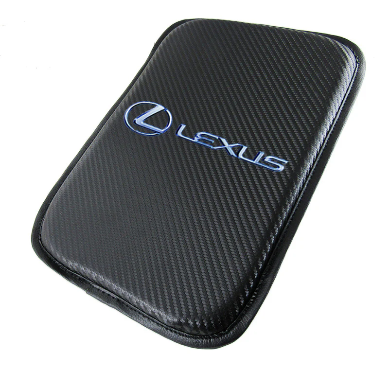 Lexus Set of Carbon Fiber Look Armrest Cushion & Seat Belt Cover - Image 7