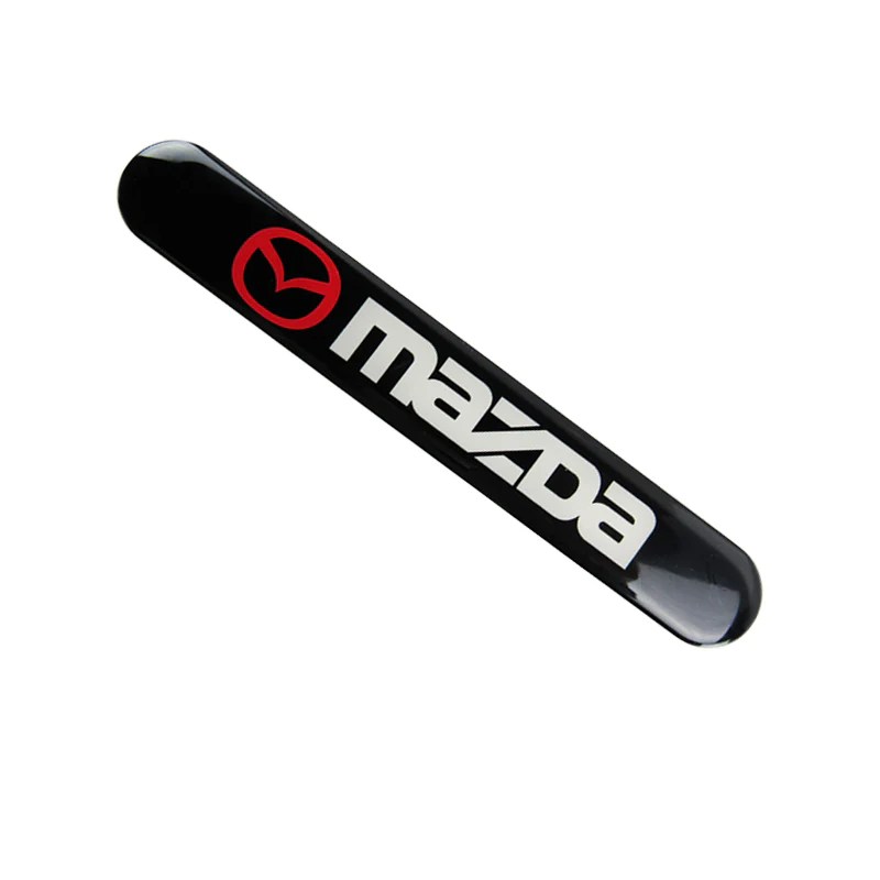 Mazda Black Car Door Rear Trunk Side Fenders Bumper Badge Scratch Guard Sticker New 2 pcs - Image 9