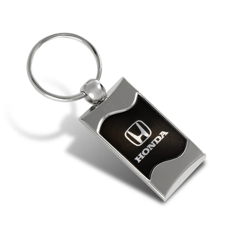 Mazda Black Rectangular Authentic Chrome Key Fob Key ring Keychain Lanyard - Image 19