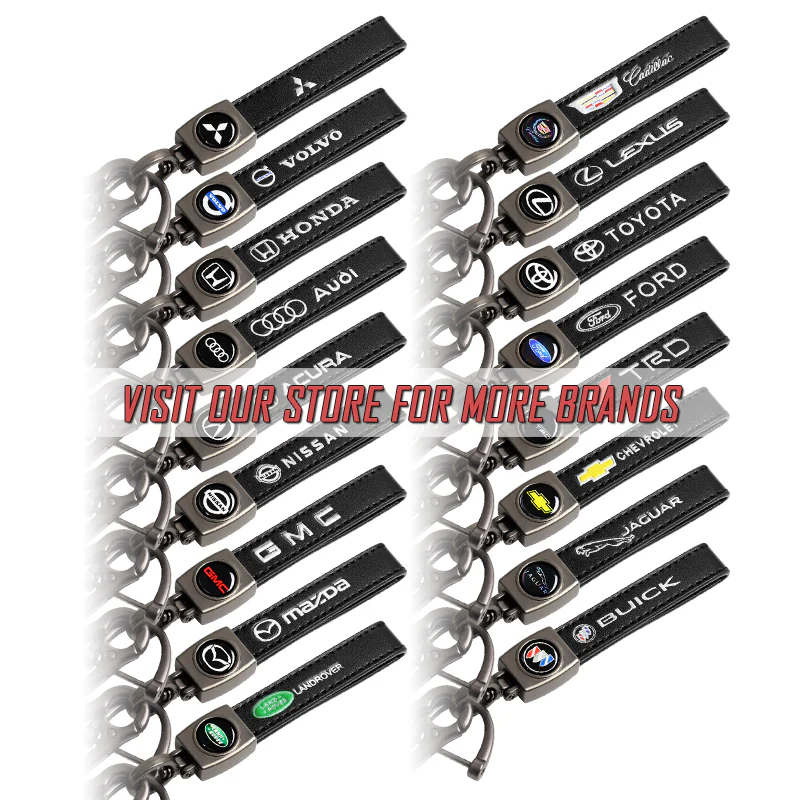 MAZDA Universal Black 3D Logo Leather Metal Gift Decor Quick Release Lanyard Keychain MAZDA SPEED - Image 9