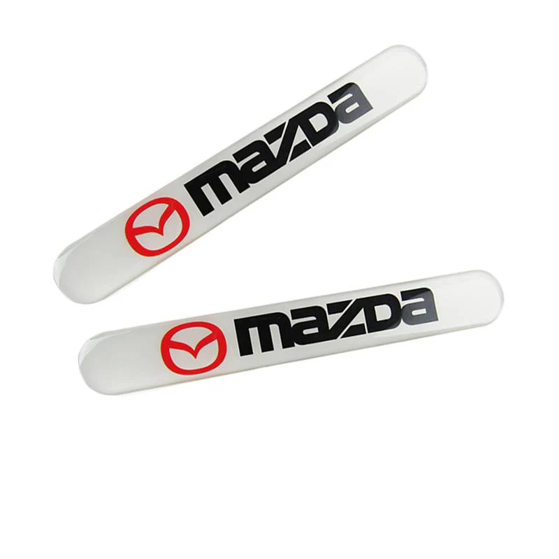 Mazda Set LOGO Emblems with Mazda Speed Silver Keychain Tire Wheel Valves Air Caps - US SELLER - Image 4
