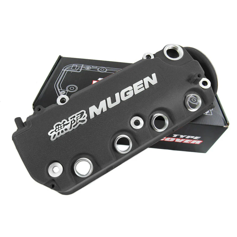 Mugen Black Racing Rocker Engine Valve Cover for Honda Civic D15 D16 D16Y8 D16Y7 VTEC SOHC - Image 5