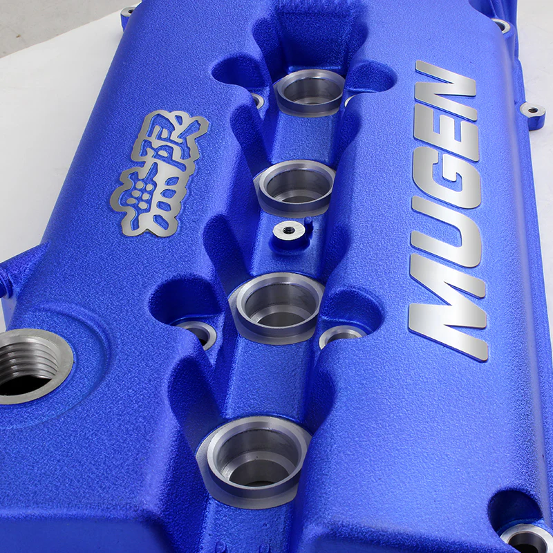 Mugen Blue Engine Valve Cover with Oil Cap for Honda Civic B16 B17 B18 VTEC B18C DOHC - Image 7