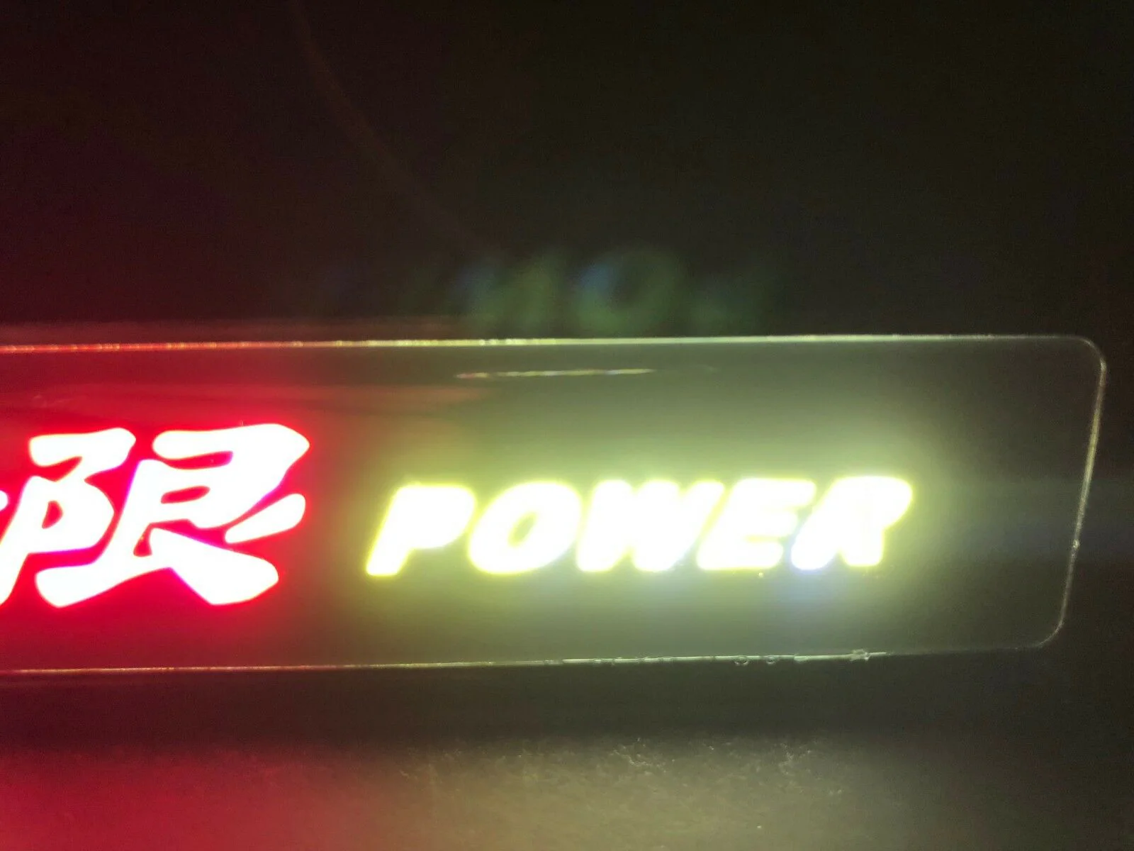 Mugen Set Red & Chrome 3D Emblem (11CM) with Mugen Power LED Logo Illuminated Badge - Image 10