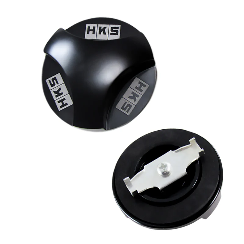 New Black HKS Aluminum Hexagonal Racing Engine Oil Filler Cap For MITSUBISHI