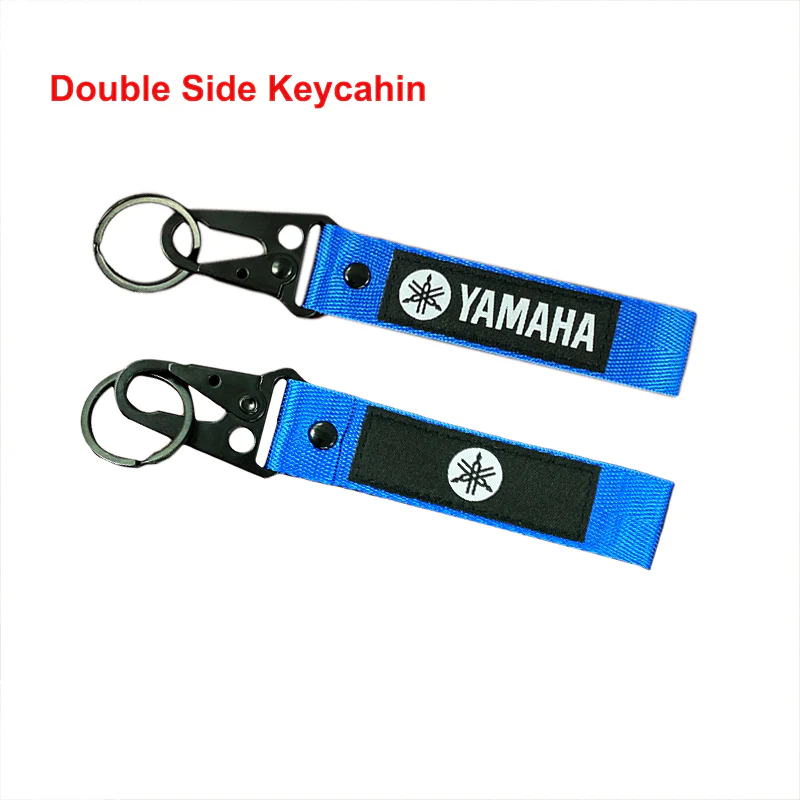 New For YAMAHA Bike Backpack Keychain Metal Key Ring Hook Nylon Strap Lanyard - Image 2