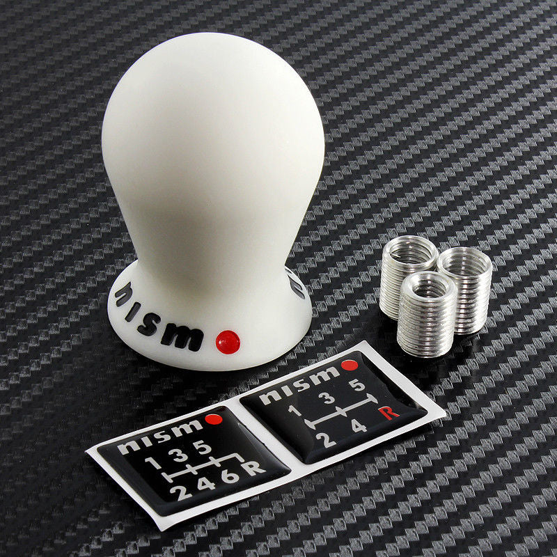 Nissan Nismo White Duracon Shift Knob for Nissan