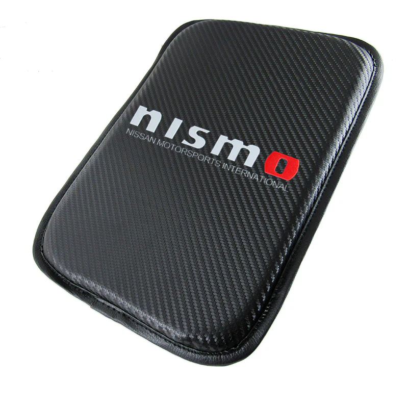 Nissan Nismo Set of Carbon Fiber Look Armrest Cushion & Seat Belt Cover - Image 2