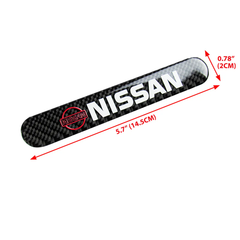 NISSAN Set LOGO Emblems with Black Tire Valves Wheel Air Caps Keychain - US SELLER - Image 5