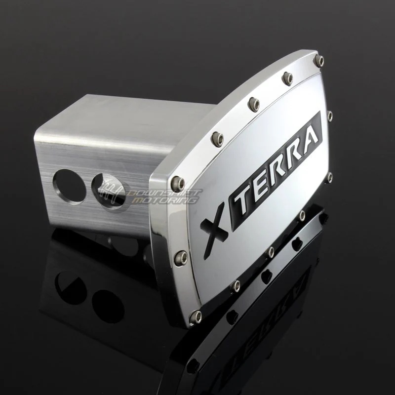 NISSAN Xterra Engraved Billet LOGO Hitch Cover Plug Cap For 2" Trailer Tow Receiver with ALLEN BOLTS Design